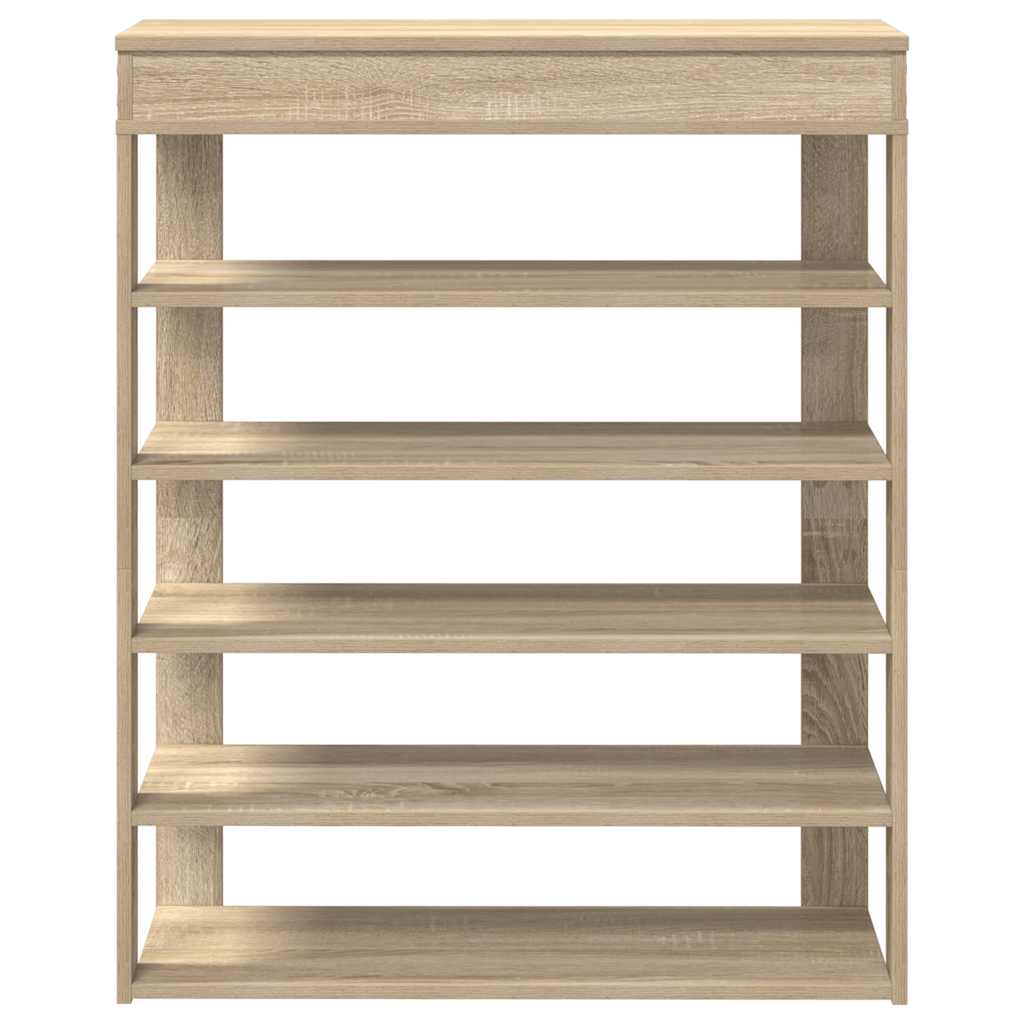 Ράφι παπουτσιών vidaXL Sonoma Oak 80x30x98 cm Κατασκευασμένο ξύλο