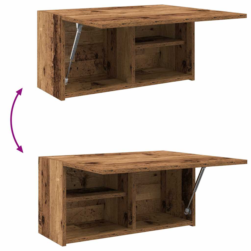 vidaXL Ντουλάπι τοίχου μπάνιου Παλιό ξύλο Κατασκευασμένο ξύλο