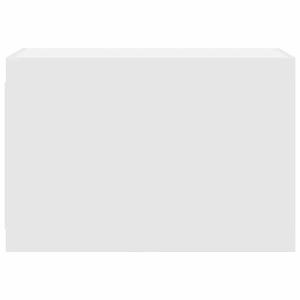 vidaXL Ντουλάπι τοίχου μπάνιου λευκό Ξύλινο μηχανουργικό ξύλο