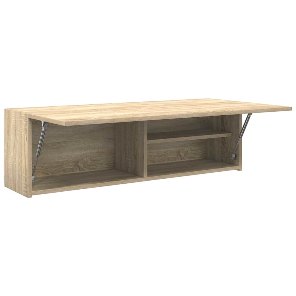 vidaXL Ντουλάπι τοίχου μπάνιου Sonoma Oak 100x25x30 cm
