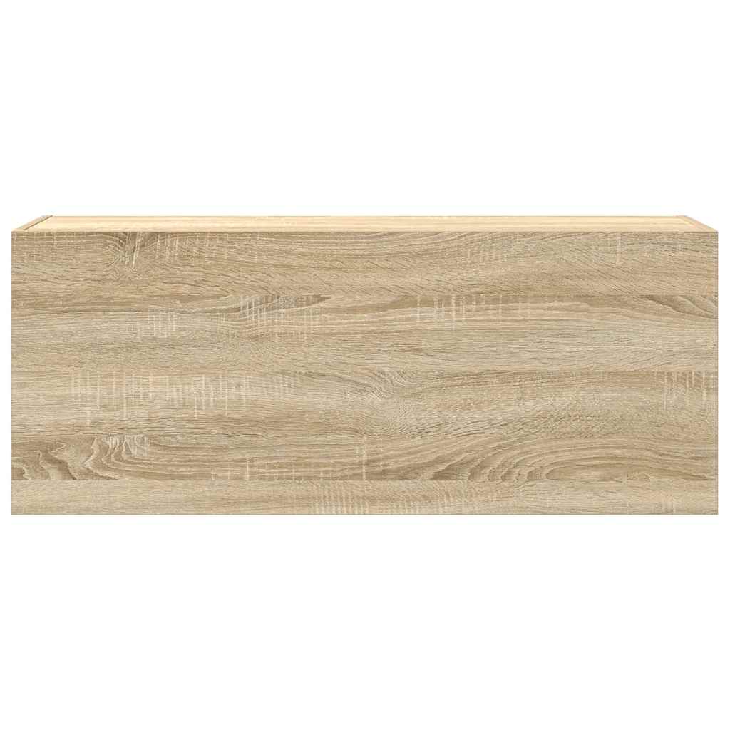 vidaXL Ντουλάπι τοίχου μπάνιου Sonoma Oak 100x25x40 cm