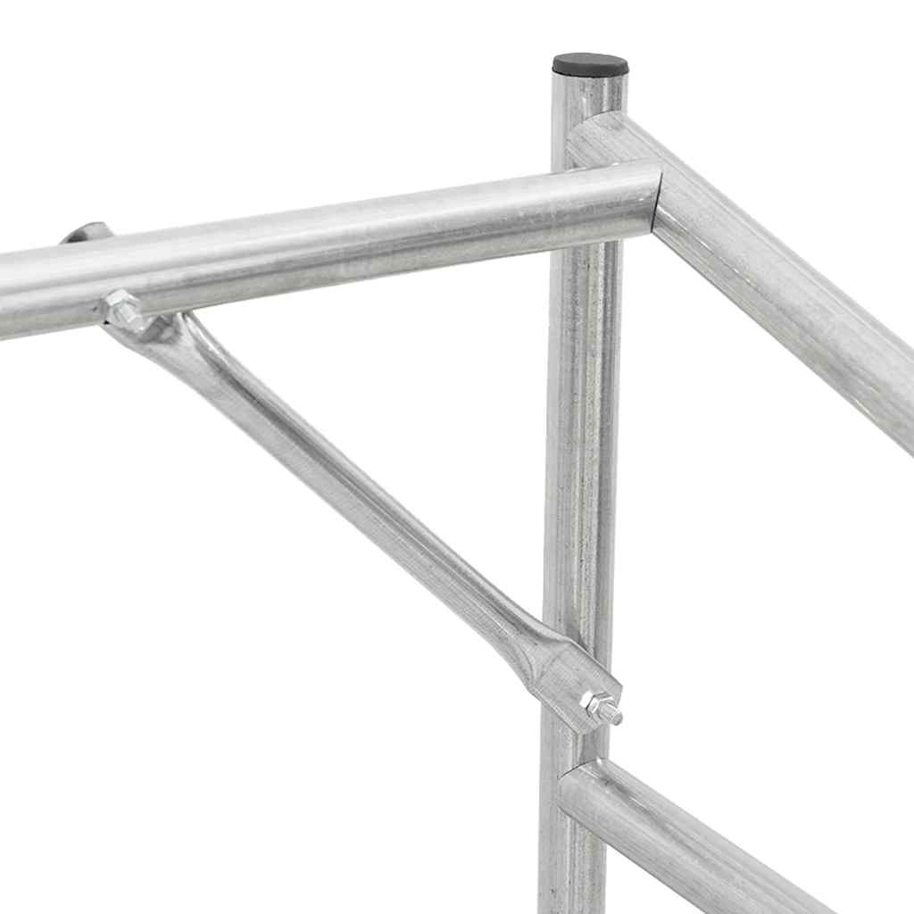 vidaxL Ράφι για καυσόξυλα με κάλυμμα βροχής 101x61x110,5 εκ.