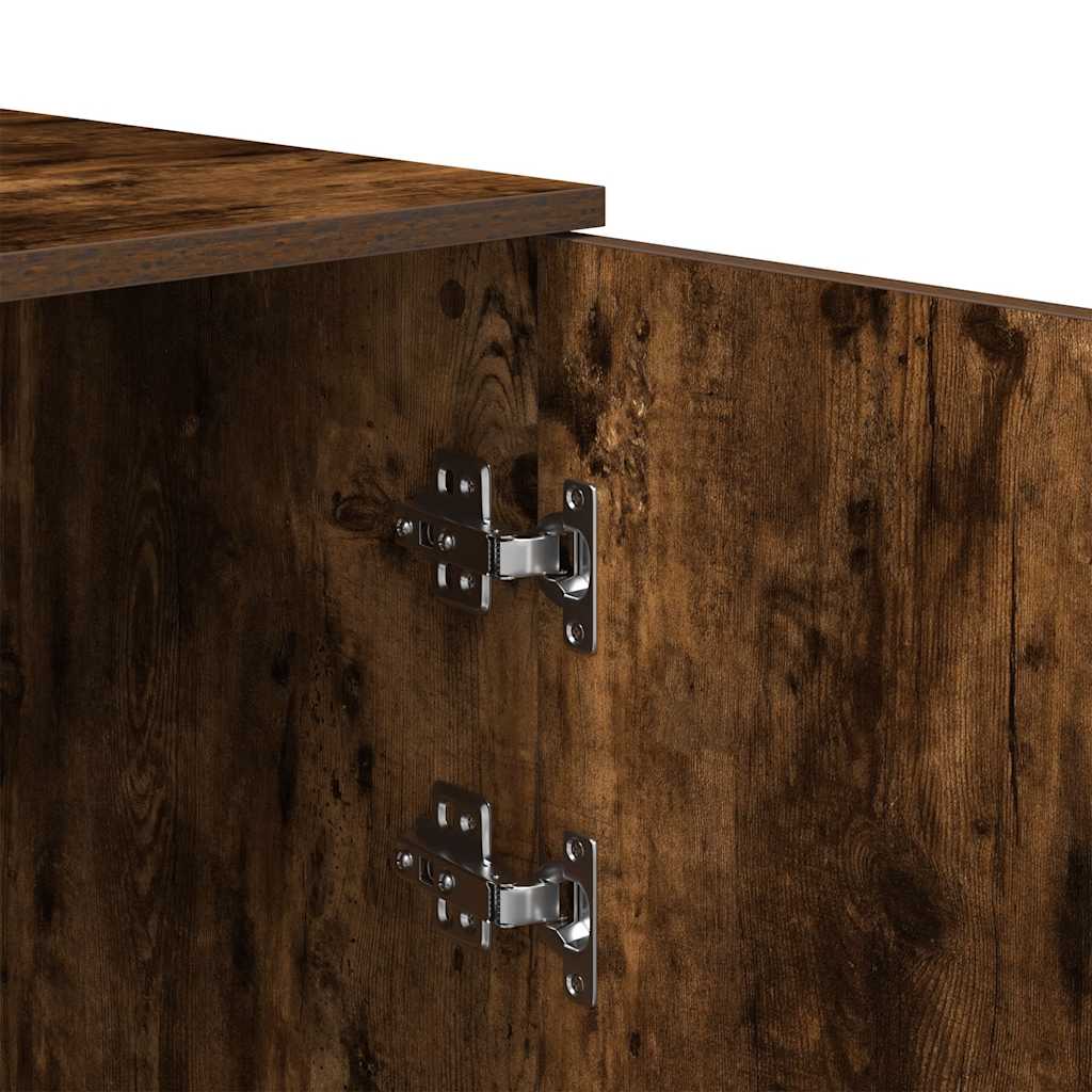 ντουλάπι αποθήκευσης vidaXL Καπνιστή δρυς Κατασκευασμένο ξύλο