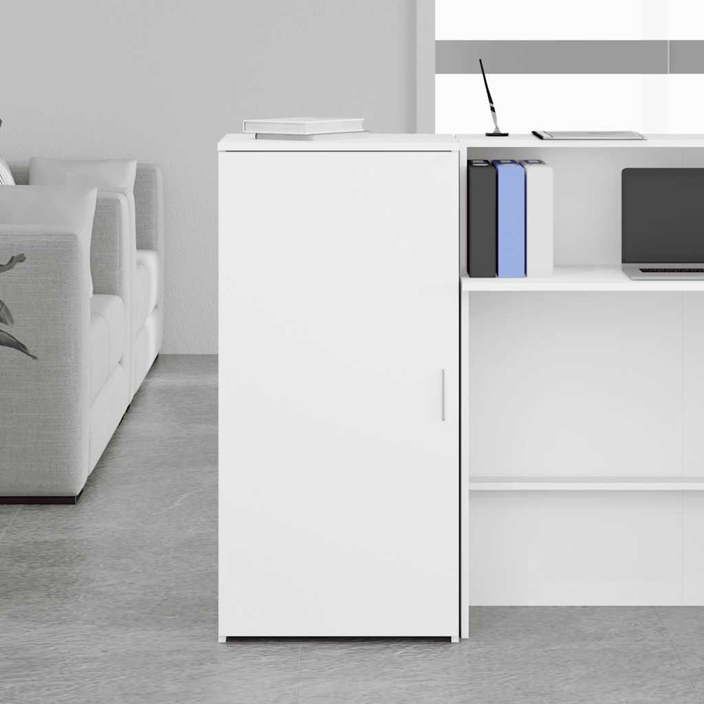 ντουλάπι αποθήκευσης vidaXL Λευκό 50x45x103,5 cm Κατασκευασμένο ξύλο