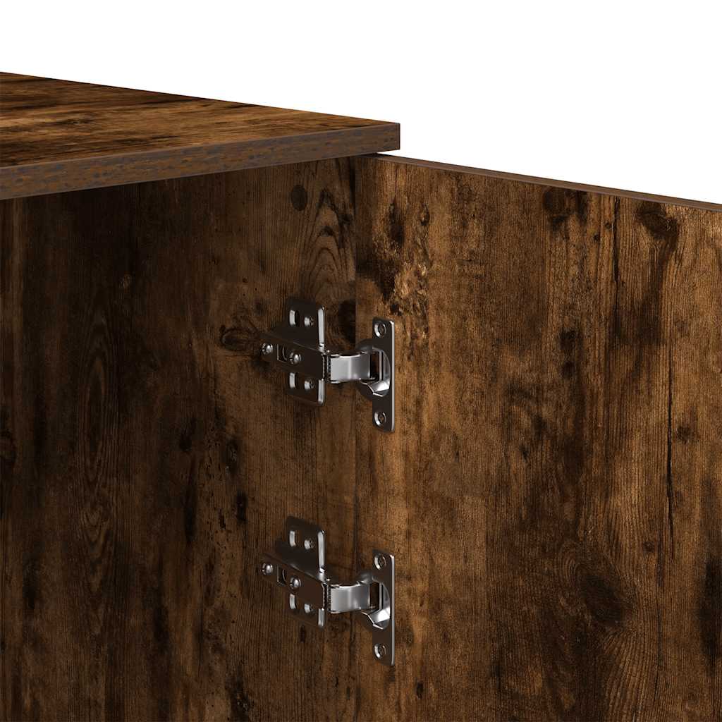 ντουλάπι αποθήκευσης vidaXL Καπνιστή βελανιδιά Κατασκευασμένο ξύλο