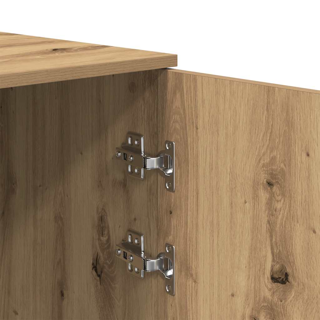 ντουλάπι αποθήκευσης vidaXL Artisan Oak Κατασκευασμένο ξύλο
