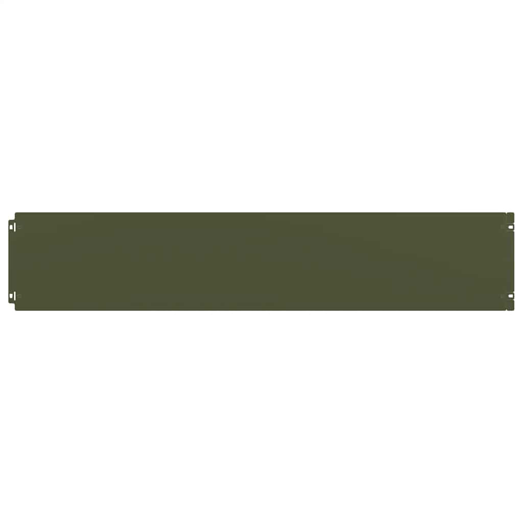 vidaXL Περιφράξεις γκαζόν 30 τεμάχια Ελαιοπράσινο 20x103 cm