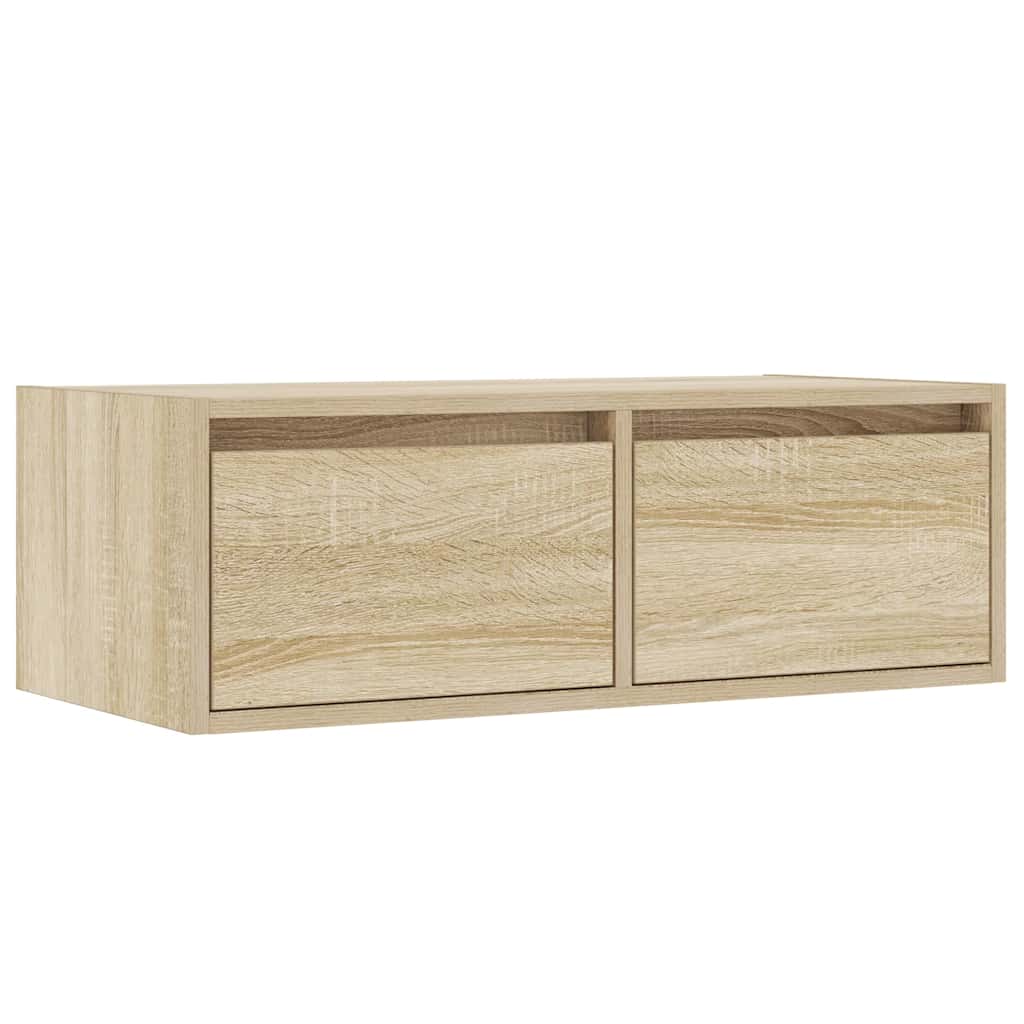 ντουλάπι τηλεόρασης vidaXL με φώτα LED Sonoma Oak 75x35,5x25 cm