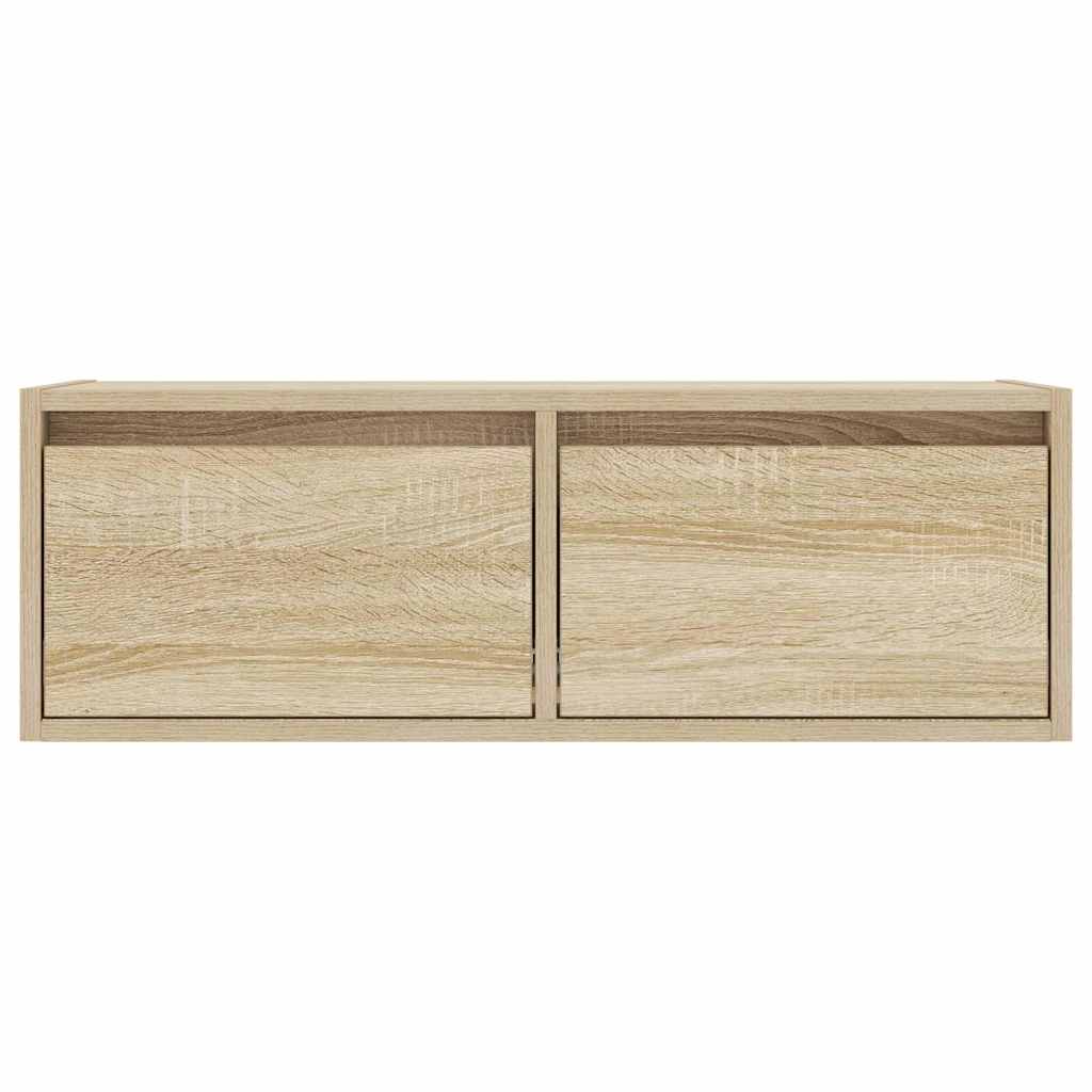 ντουλάπι τηλεόρασης vidaXL με φώτα LED Sonoma Oak 75x35,5x25 cm