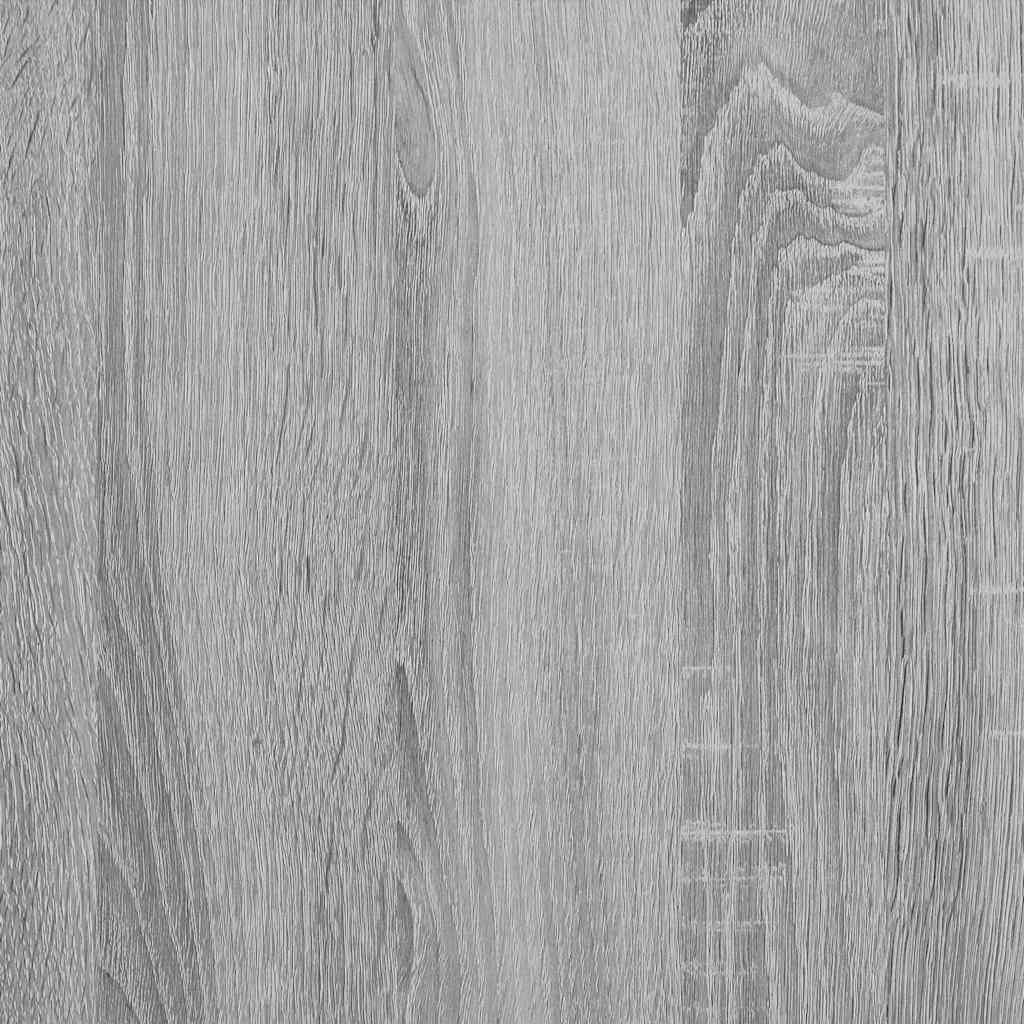 vidaXL Βιβλιοθήκη 3 Επιπέδων Γκρι Sonoma 60x30x120 εκ. Επεξεργ. Ξύλο
