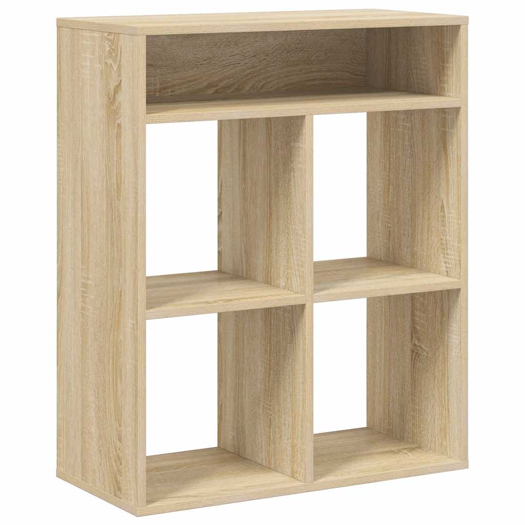 vidaXL Βιβλιοθήκη Χρώμα Sonoma Δρυς 66x31x80 εκ. Επεξεργασμένο Ξύλο