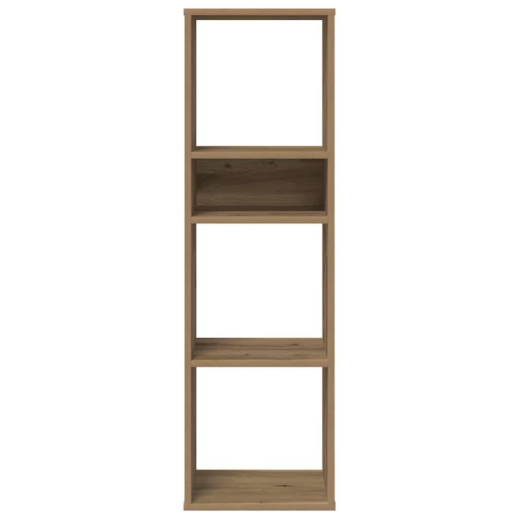 vidaXL Βιβλιοθήκη Artisan Δρυς 34x31x112 εκ. Επεξεργασμένο Ξύλο