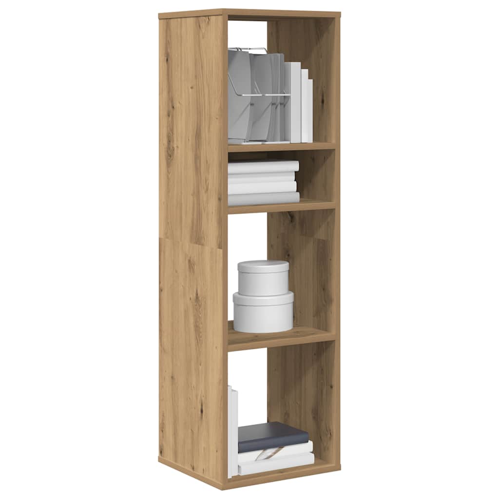 vidaXL Βιβλιοθήκη Artisan Δρυς 34x31x112 εκ. Επεξεργασμένο Ξύλο