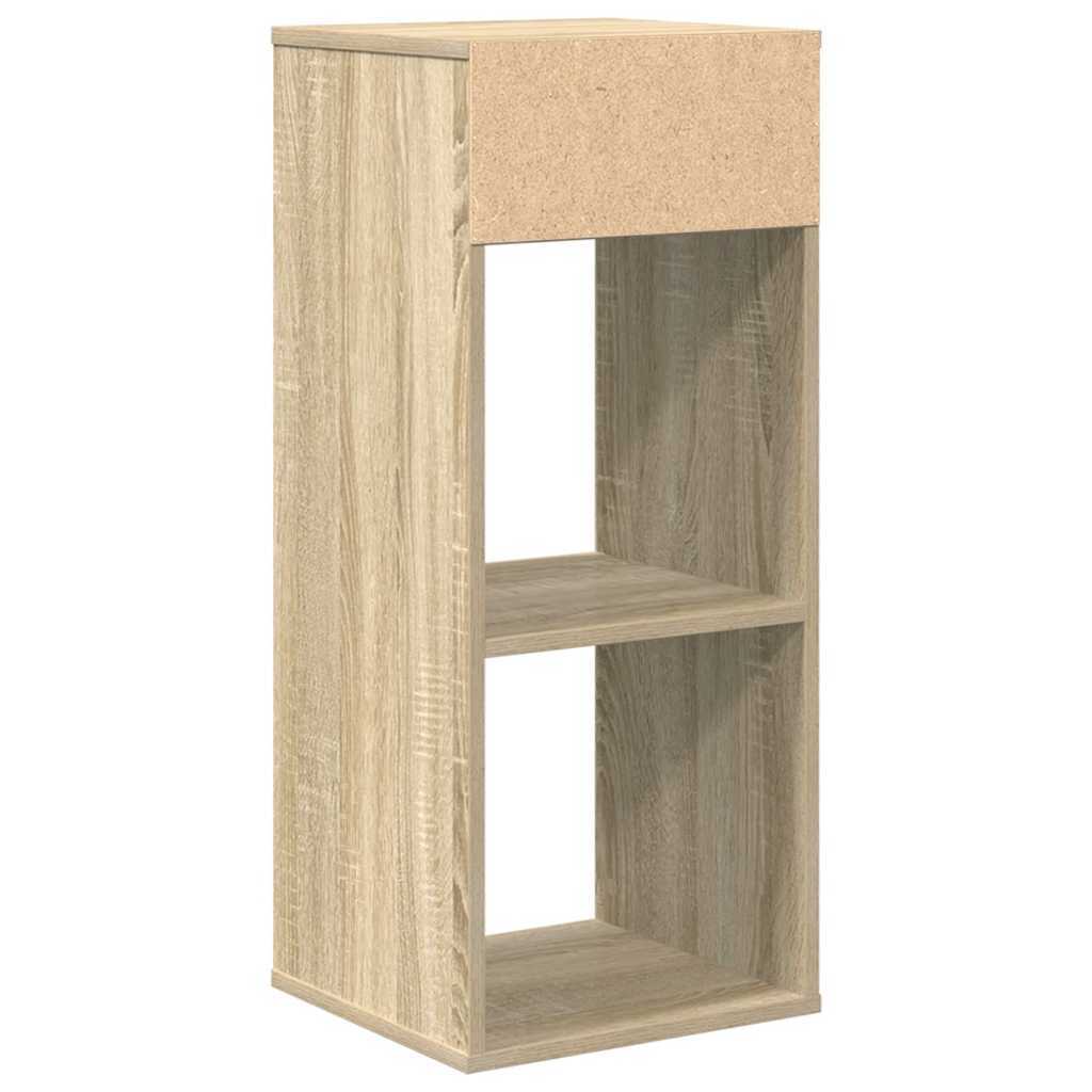 vidaXL Βιβλιοθήκη Χρώμα Sonoma Δρυς 34x31x80 εκ. από Μοριοσανίδα