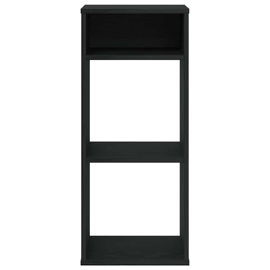 vidaXL Βιβλιοθήκη με 5 Ράφια Μαύρη 34x31x80 εκ. Επεξεργασμένο Ξύλο