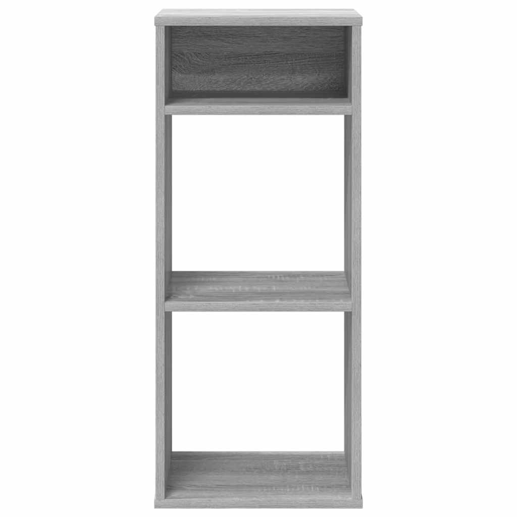 vidaXL Βιβλιοθήκη Γκρι Sonoma 34x31x80 εκ. από Επεξεργασμένο Ξύλο