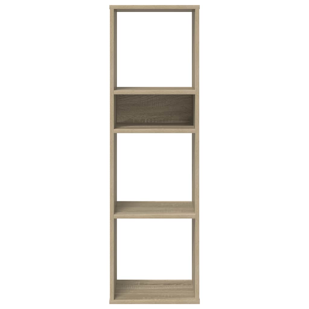 vidaXL Βιβλιοθήκη Χρώμα Sonoma Δρυς 34x31x112 εκ. Επεξεργασμένο Ξύλο