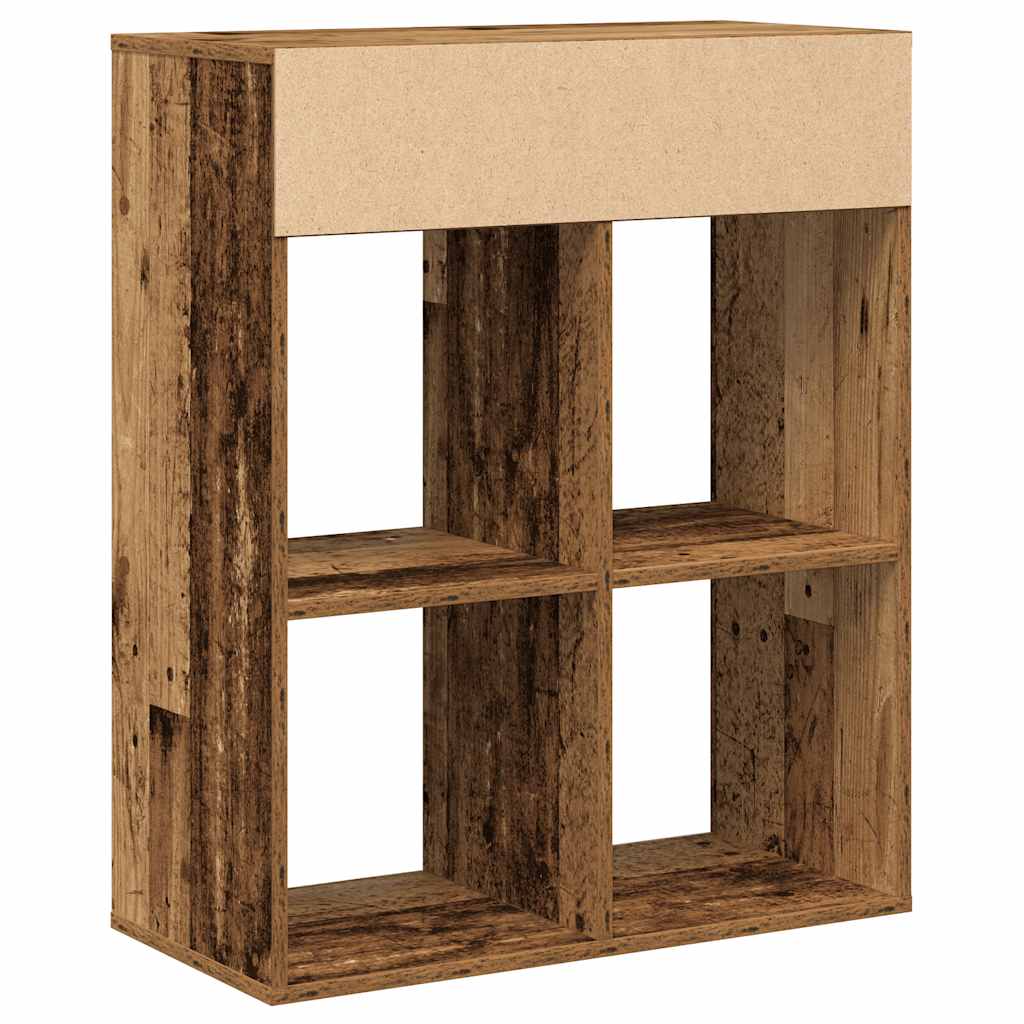 vidaXL Βιβλιοθήκη Παλαιό Ξύλο 66x31x80 εκ. Επεξεργ. Ξύλο