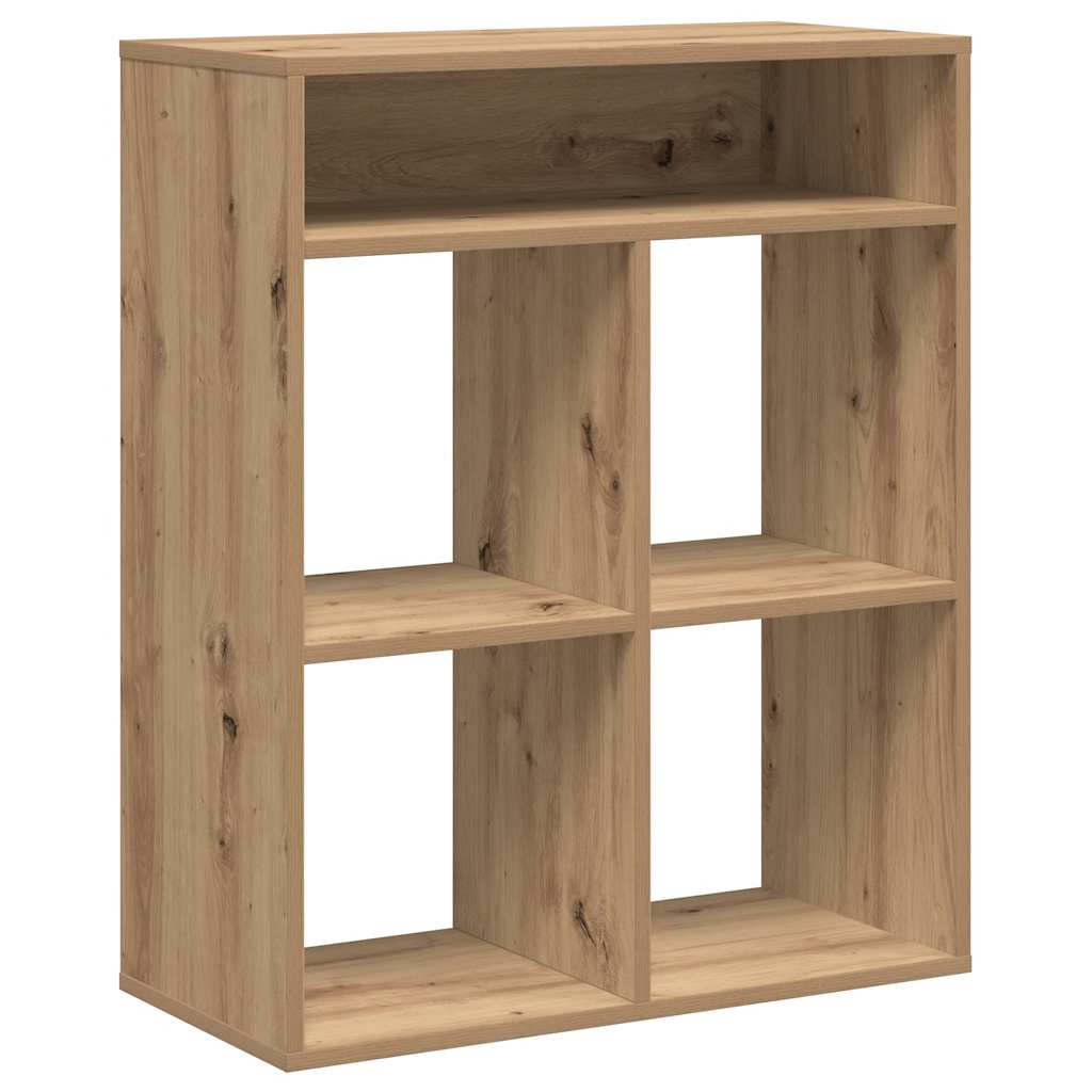 vidaXL Βιβλιοθήκη Αρτισιανή Δρυς 66x31x80 εκ. Επεξεργ. Ξύλο