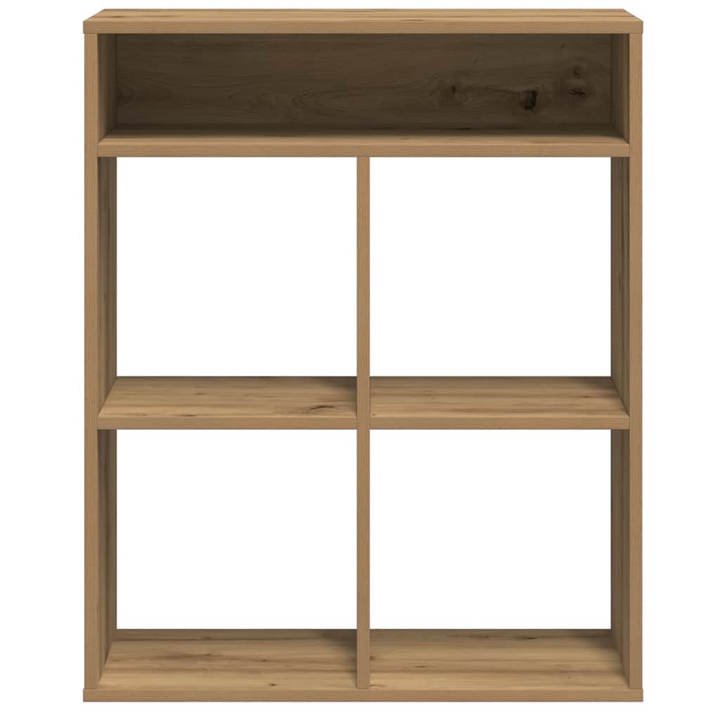 vidaXL Βιβλιοθήκη Αρτισιανή Δρυς 66x31x80 εκ. Επεξεργ. Ξύλο