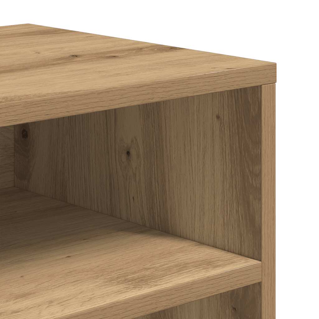 vidaXL Βιβλιοθήκη Αρτισιανή Δρυς 66x31x80 εκ. Επεξεργ. Ξύλο