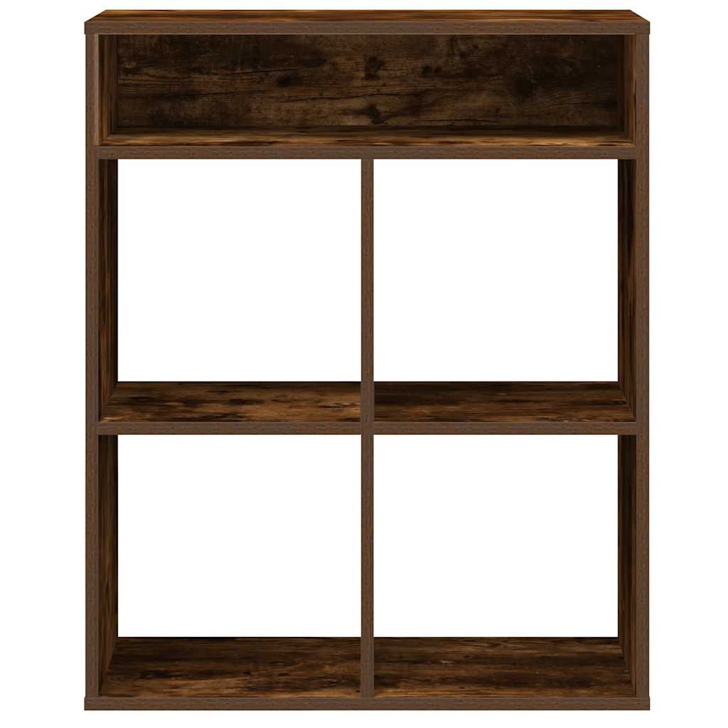 vidaXL Βιβλιοθήκη Καπνιστή Δρυς 66x31x80 εκ. από Επεξεργασμένο Ξύλο