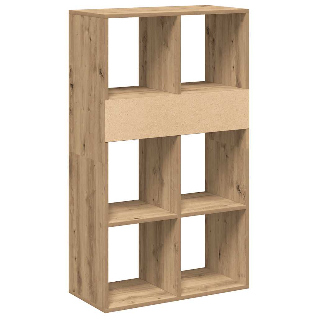 vidaXL Βιβλιοθήκη Artisan Δρυς 66x31x112 εκ. Επεξεργασμένο Ξύλο