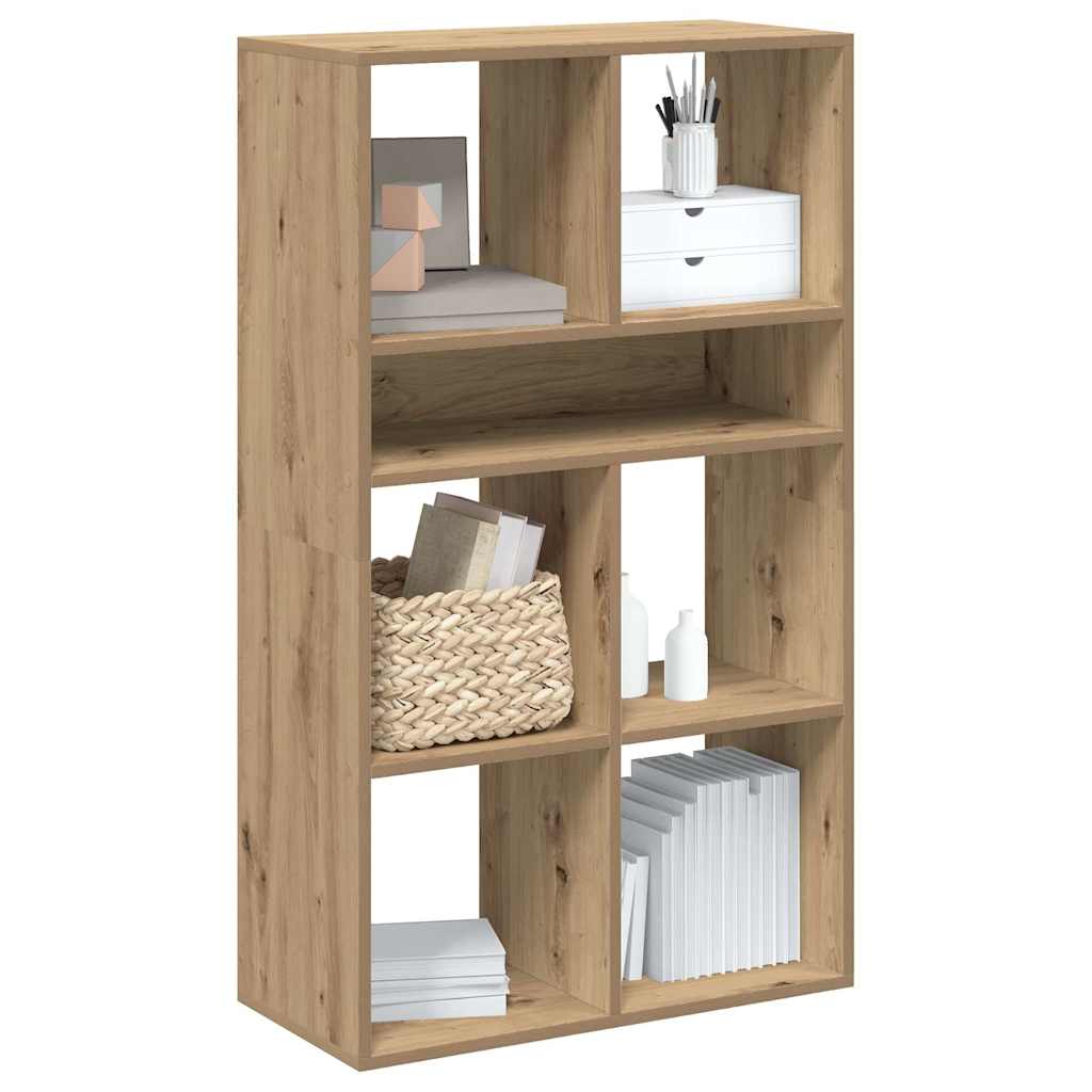 vidaXL Βιβλιοθήκη Artisan Δρυς 66x31x112 εκ. Επεξεργασμένο Ξύλο