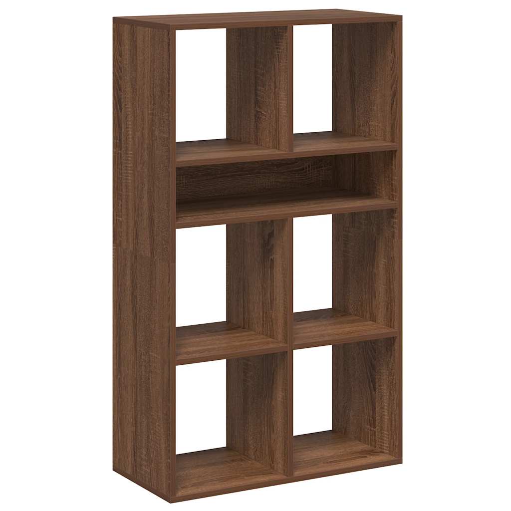 vidaXL Βιβλιοθήκη Καφέ Δρυς 66x31x112 εκ. από Επεξεργασμένο Ξύλο