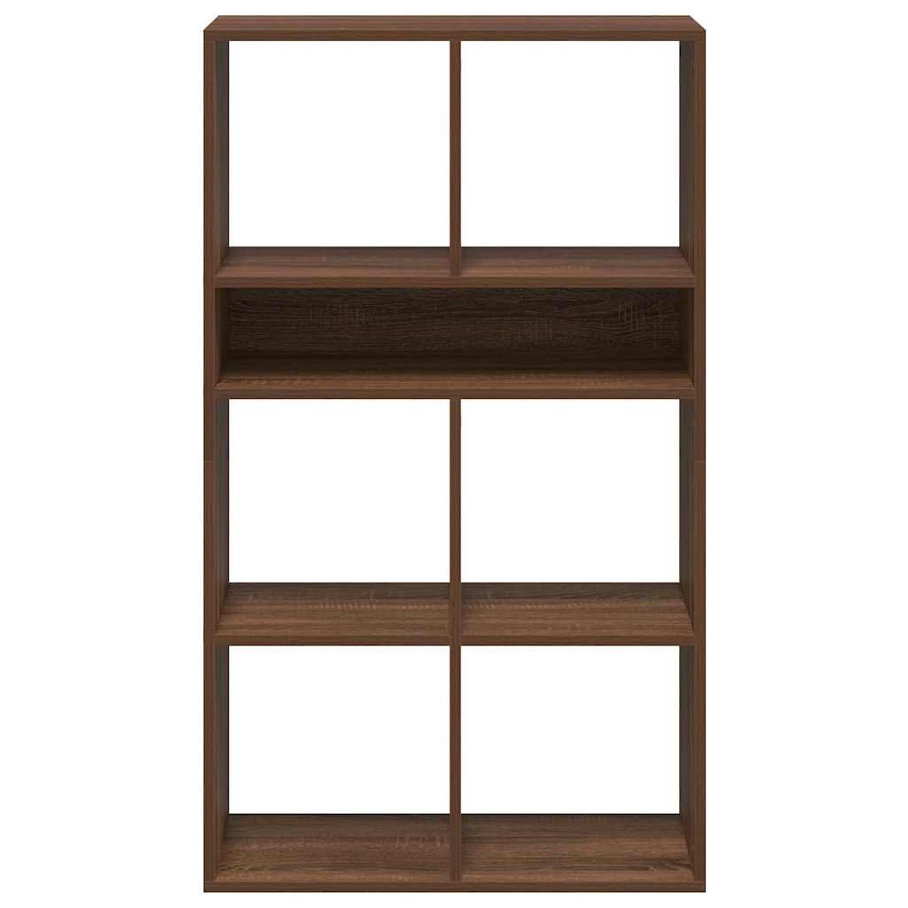 vidaXL Βιβλιοθήκη Καφέ Δρυς 66x31x112 εκ. από Επεξεργασμένο Ξύλο