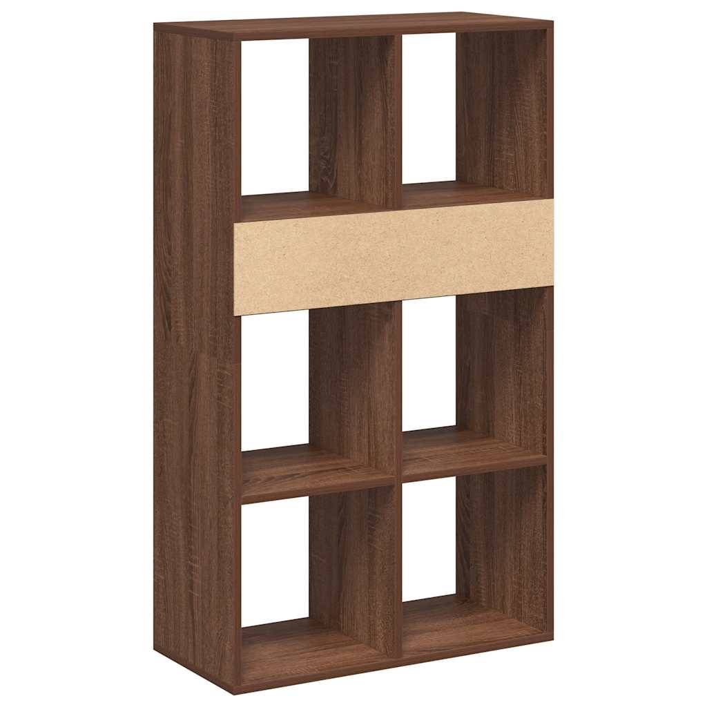 vidaXL Βιβλιοθήκη Καφέ Δρυς 66x31x112 εκ. από Επεξεργασμένο Ξύλο