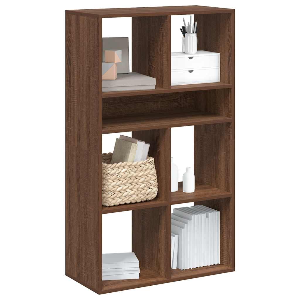 vidaXL Βιβλιοθήκη Καφέ Δρυς 66x31x112 εκ. από Επεξεργασμένο Ξύλο