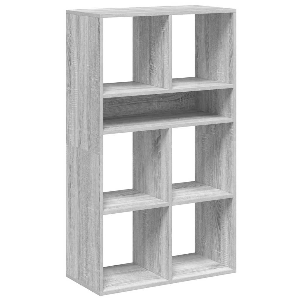 vidaXL Βιβλιοθήκη Γκρι Sonoma 66x31x112 εκ. από Επεξεργασμένο Ξύλο