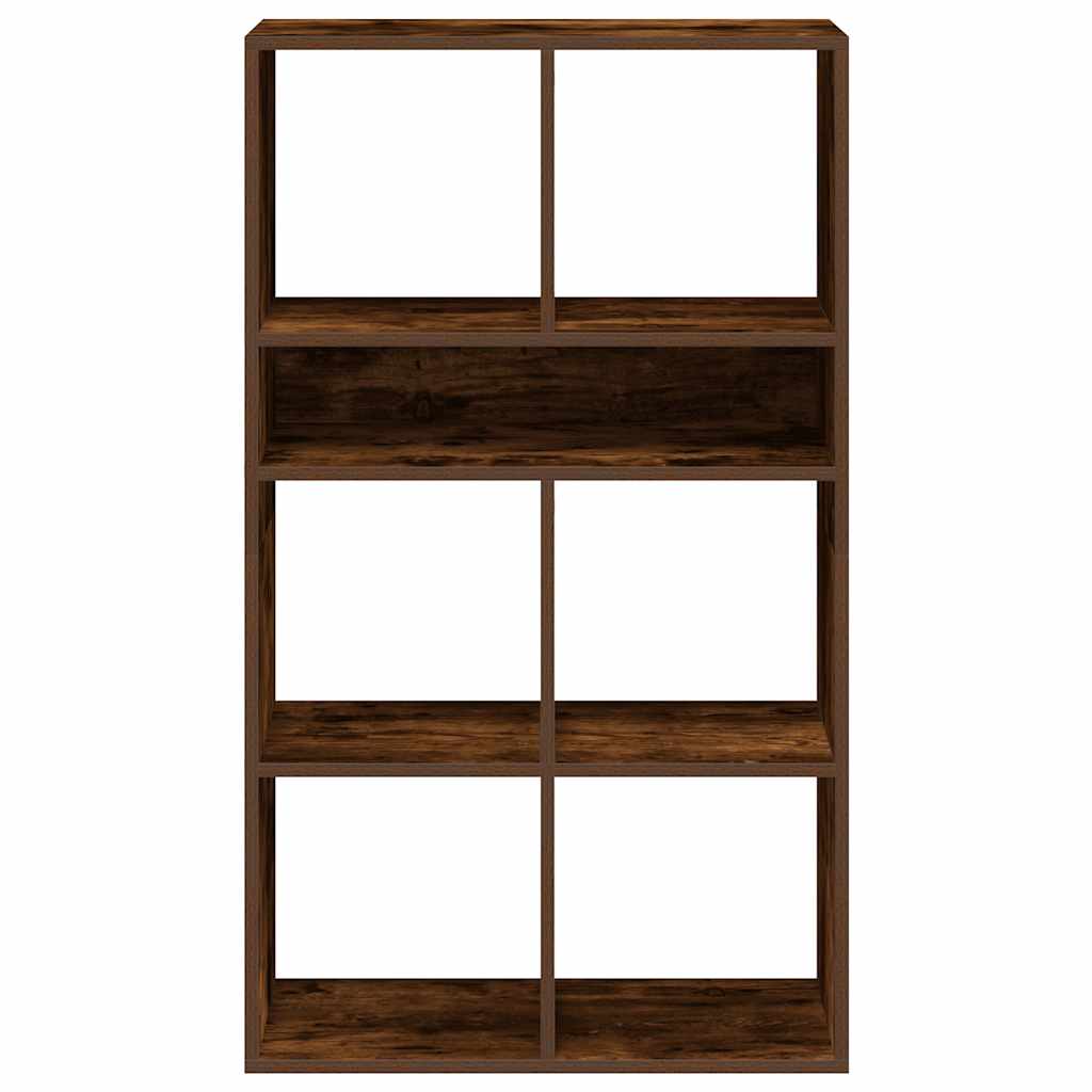 vidaXL Βιβλιοθήκη Καπνιστή Δρυς 66x31x112 εκ. από Επεξεργασμένο Ξύλο