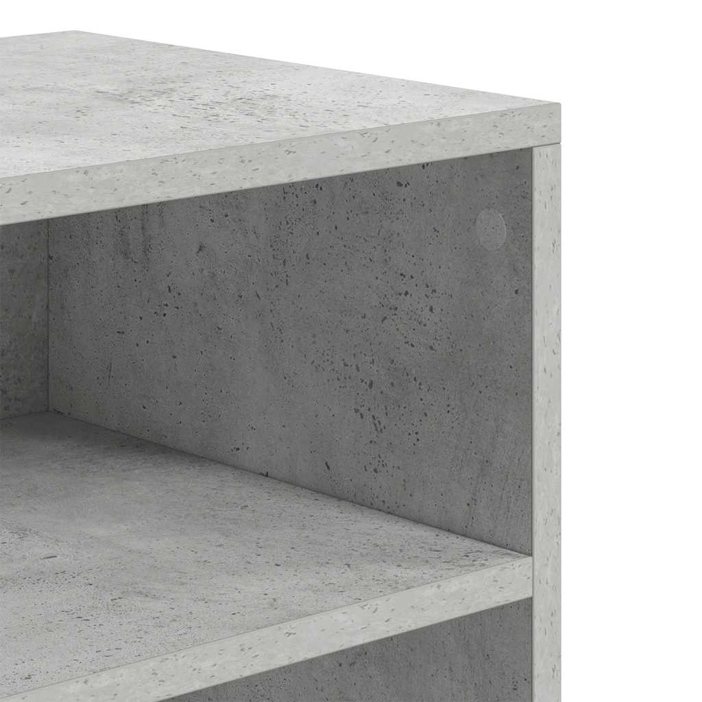 vidaXL Βιβλιοθήκη Γκρι του Σκυροδέματος 60x30x71,5 εκ. Επεξ. Ξύλο