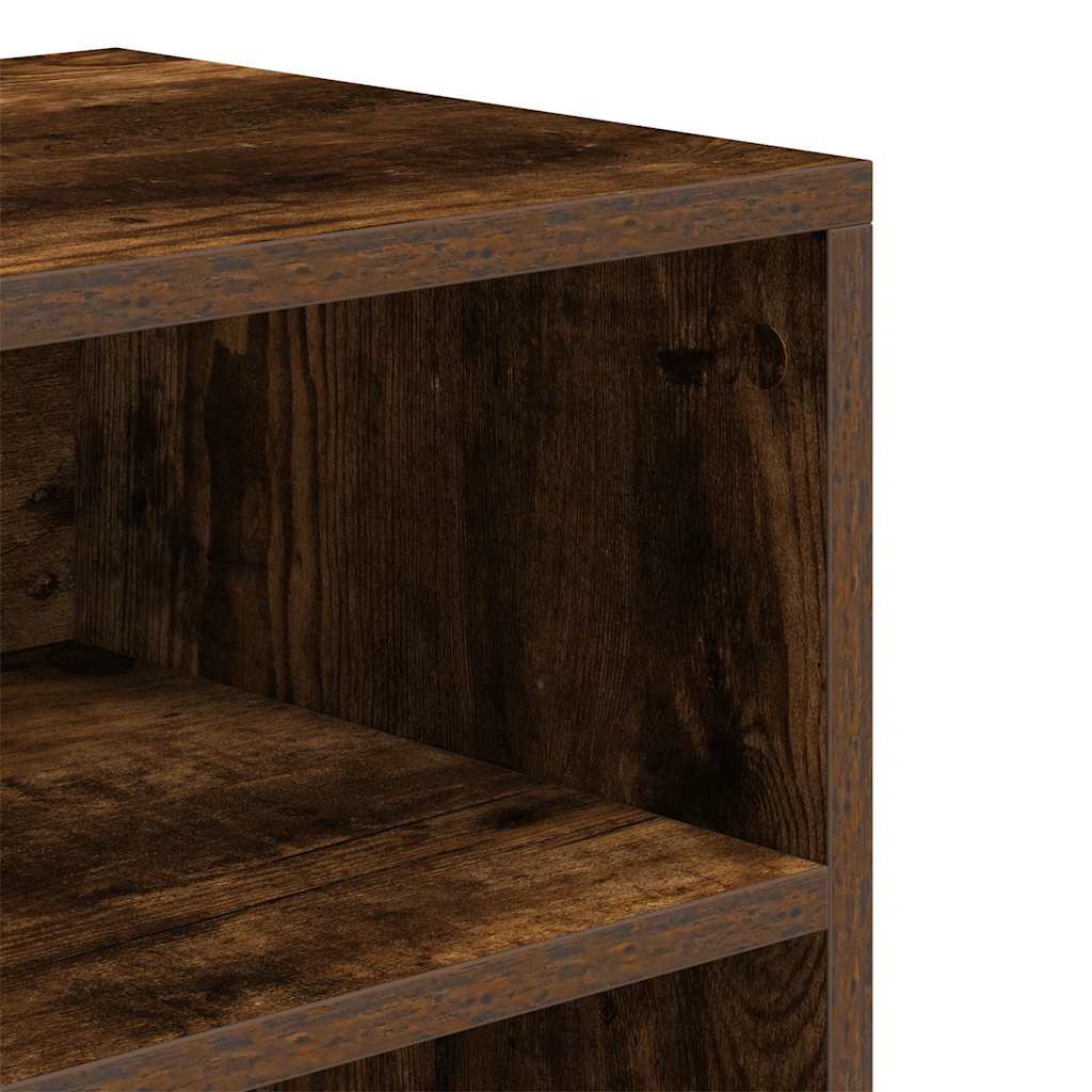 vidaXL Βιβλιοθήκη Καπνιστή Δρυς 60x30x71,5 εκ. από Επεξεργασμένο Ξύλο