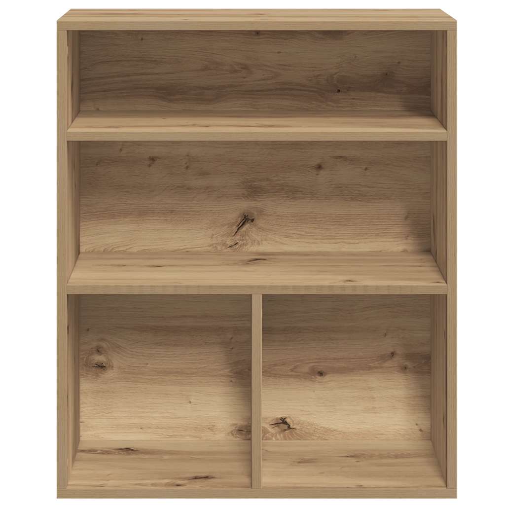 vidaXL Βιβλιοθήκη Artisan Δρυς 60x30x71,5 εκ. Επεξεργασμένο Ξύλο