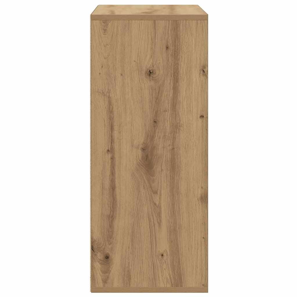 vidaXL Βιβλιοθήκη Artisan Δρυς 60x30x71,5 εκ. Επεξεργασμένο Ξύλο