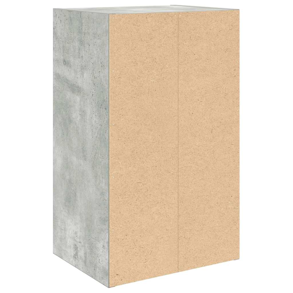 vidaXL Βιβλιοθήκη Γκρι Σκυροδέματος 31x24x52 εκ. Επεξεργ. Ξύλο
