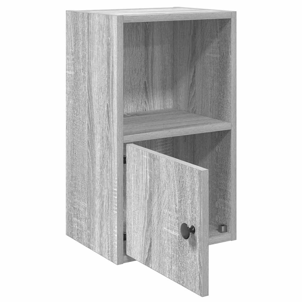 vidaXL Βιβλιοθήκη Γκρι Sonoma 31x24x52 εκ. από Επεξεργ. Ξύλο