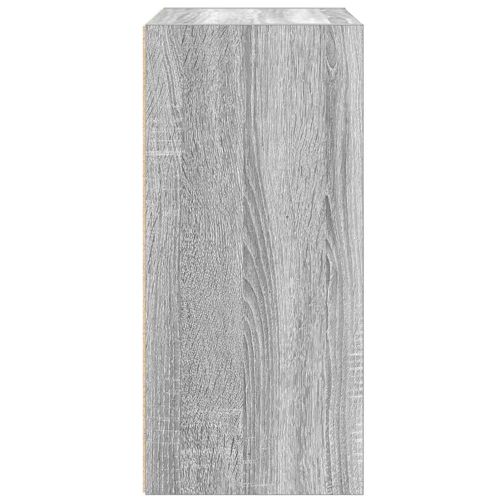 vidaXL Βιβλιοθήκη Γκρι Sonoma 31x24x52 εκ. από Επεξεργ. Ξύλο