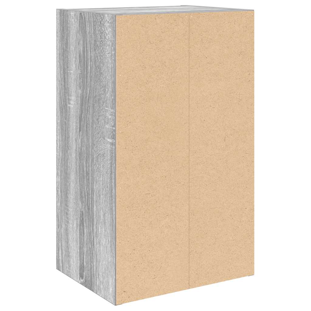 vidaXL Βιβλιοθήκη Γκρι Sonoma 31x24x52 εκ. από Επεξεργ. Ξύλο