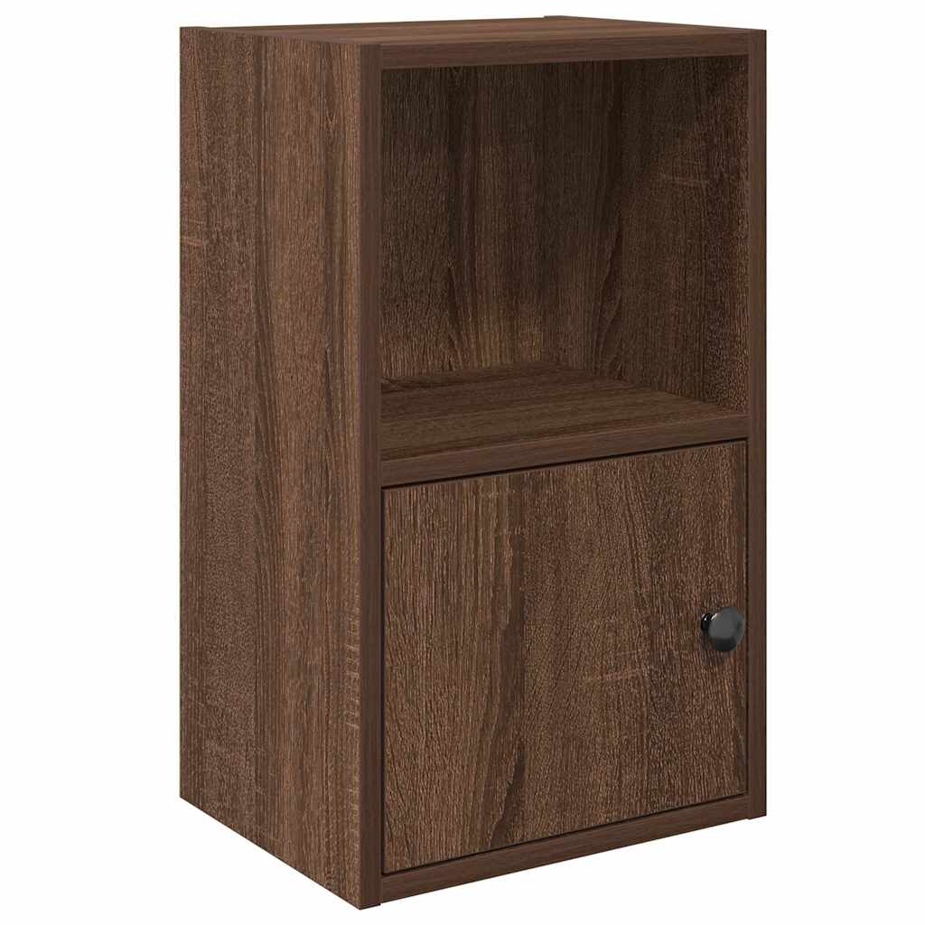 vidaXL Βιβλιοθήκη Καφέ Δρυς 31x24x52 εκ. από Επεξεργασμένο Ξύλο