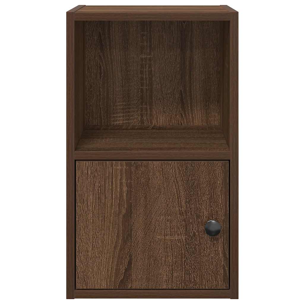 vidaXL Βιβλιοθήκη Καφέ Δρυς 31x24x52 εκ. από Επεξεργασμένο Ξύλο