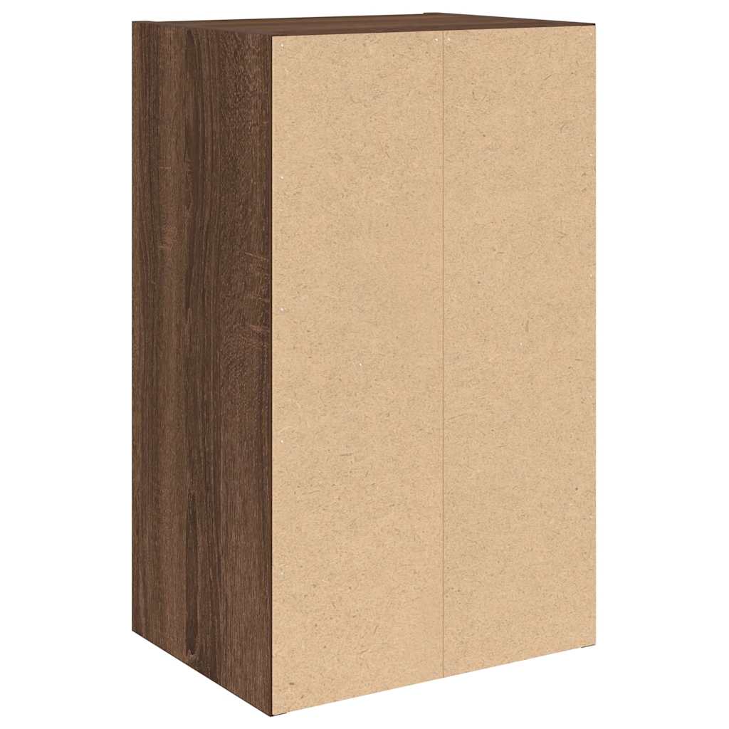 vidaXL Βιβλιοθήκη Καφέ Δρυς 31x24x52 εκ. από Επεξεργασμένο Ξύλο