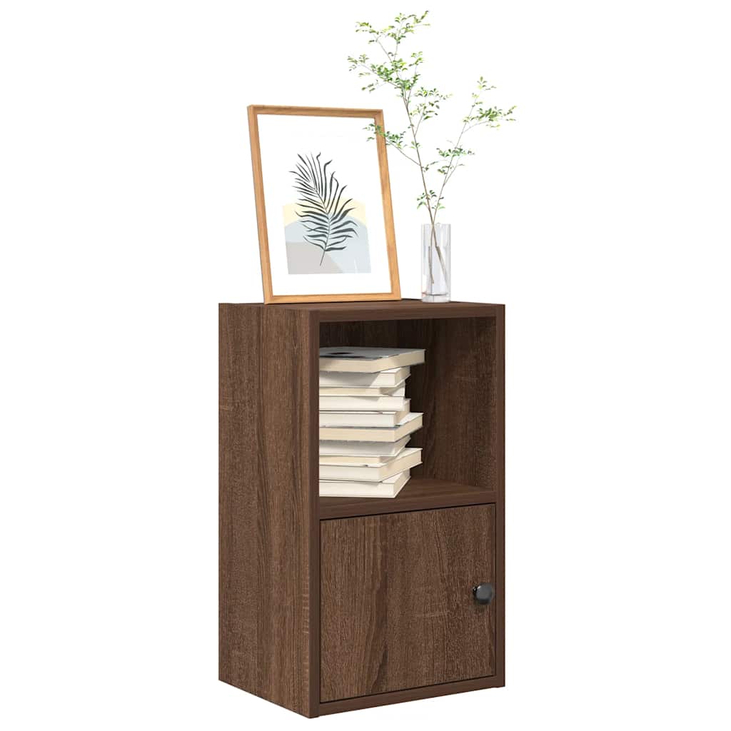 vidaXL Βιβλιοθήκη Καφέ Δρυς 31x24x52 εκ. από Επεξεργασμένο Ξύλο