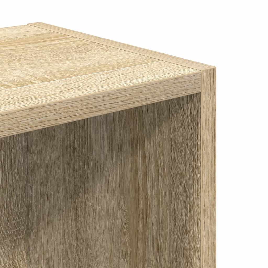 vidaXL Βιβλιοθήκη Sonoma Δρυς 31x24x77 εκ. από Επεξεργασμένο Ξύλο