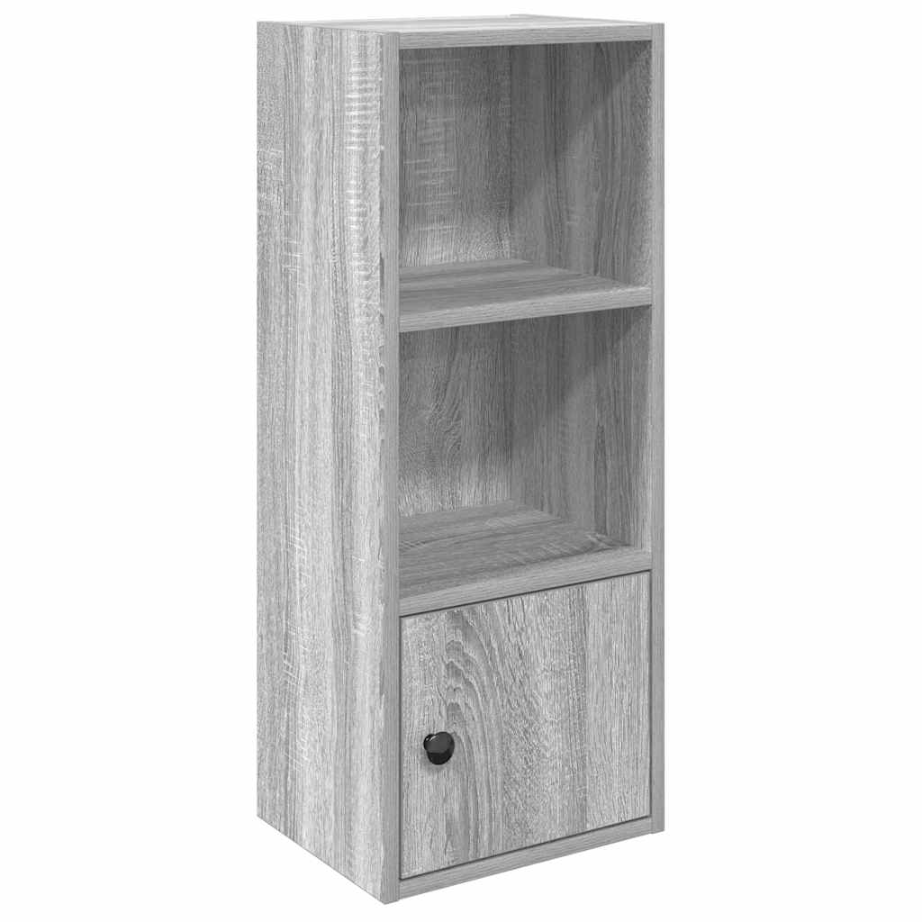 vidaXL Βιβλιοθήκη Γκρι Sonoma 31x24x77 εκ. από Επεξεργ. Ξύλο