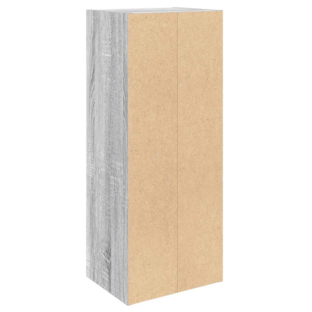vidaXL Βιβλιοθήκη Γκρι Sonoma 31x24x77 εκ. από Επεξεργ. Ξύλο