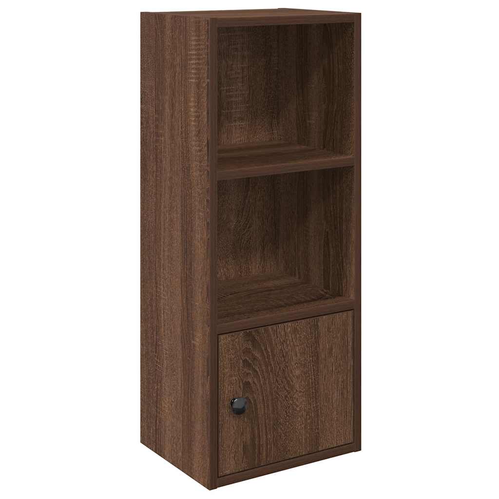 vidaXL Βιβλιοθήκη Καφέ Δρυς 31x24x77 εκ. από Επεξεργασμένο Ξύλο